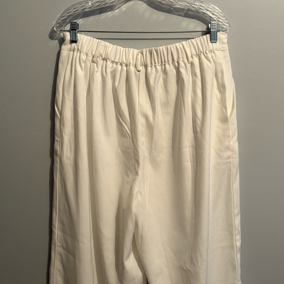 Cider Women’s 0XL White Wide Leg Trousers Classic Timeless Business Casual Pants - Picture 9 of 16